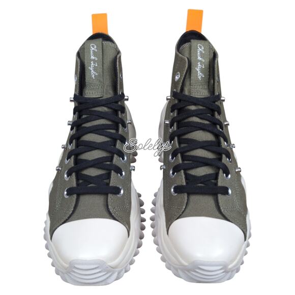 Converse Run Star Motion High Platform Utility Green Egret Sun Ray Sneaker 9.5 - Picture 2 of 10